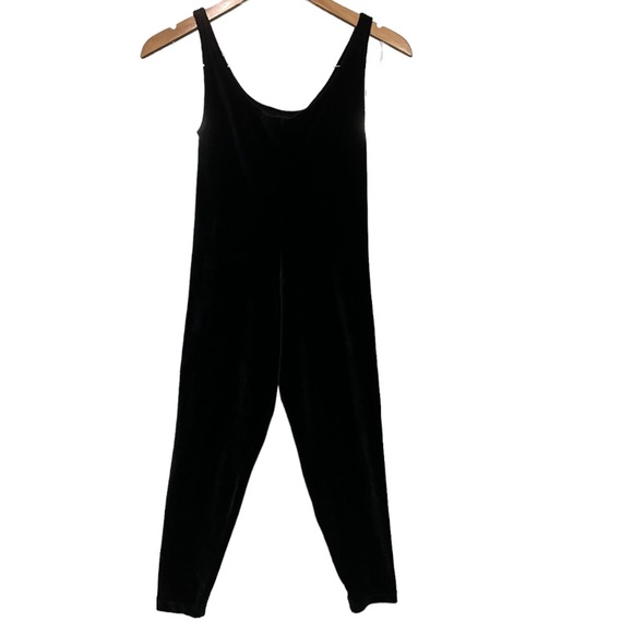 DONNA KARAN intimates velvet jumpsuit. - Picture 3 of 5
